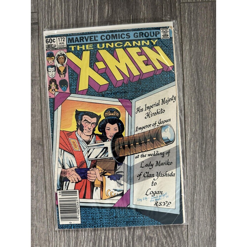 Marvel The Uncanny X-Men #172 Single Issue Comic 1983 Bronze Age Color